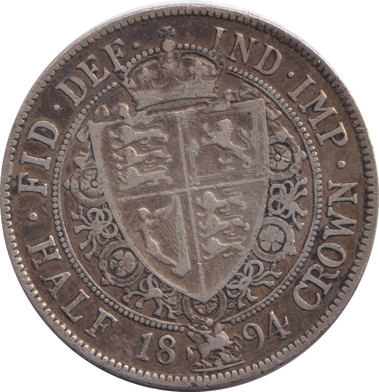 1894 HALFCROWN ( GF )