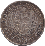 1894 HALFCROWN ( GF )