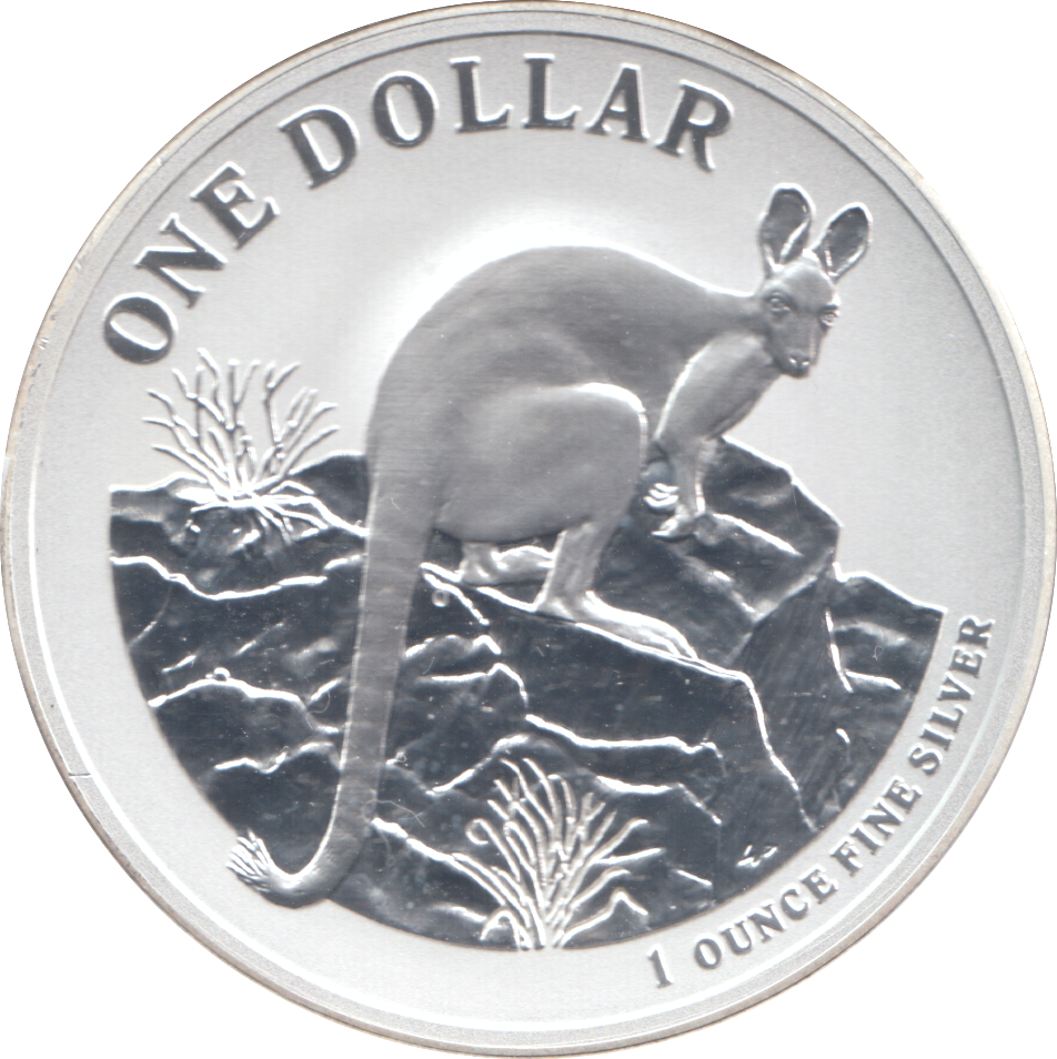 2010 SILVER PROOF AUSTRALIA DOLLAR 1oz FINE SILVER