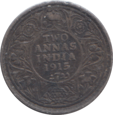 1915 INDIA TWO ANNAS