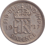 1930 SIXPENCE ( EF )