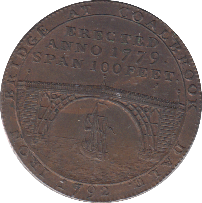1789 COALBROOK HALFPENNY TOKEN