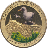 2013 25 PENCE BIRD LIFE OF ST HELENA
