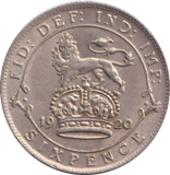 1920 SIXPENCE ( EF )
