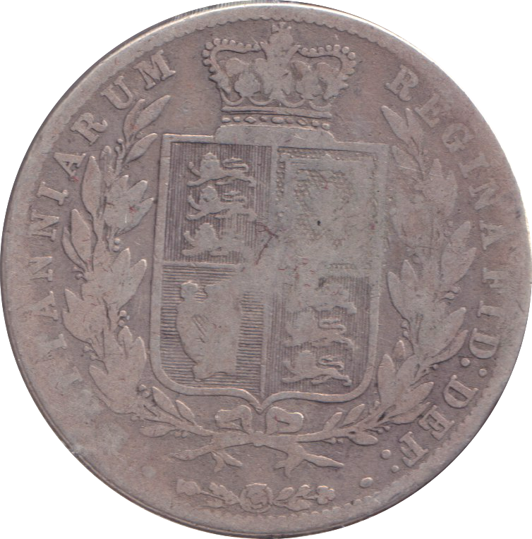 1875 HALFCROWN ( NF )