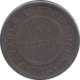1813 WORCESTER PENNY TOKEN