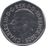 2025 FIFTY PENCE THE FLYING CAR BU