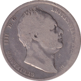 1834 HALFCROWN ( FINE )