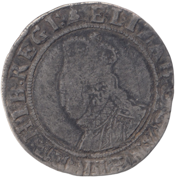 1582 ELIZABETH I 6TH ISSUE SHILLING