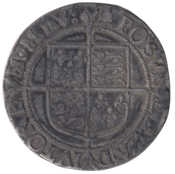 1582 ELIZABETH I 6TH ISSUE SHILLING