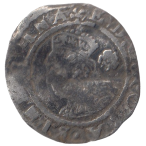 1575 ELIZABETH I THREE HALF PENCE