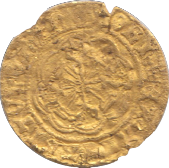 1464 EDWARD IV GOLD QUARTER RYAL