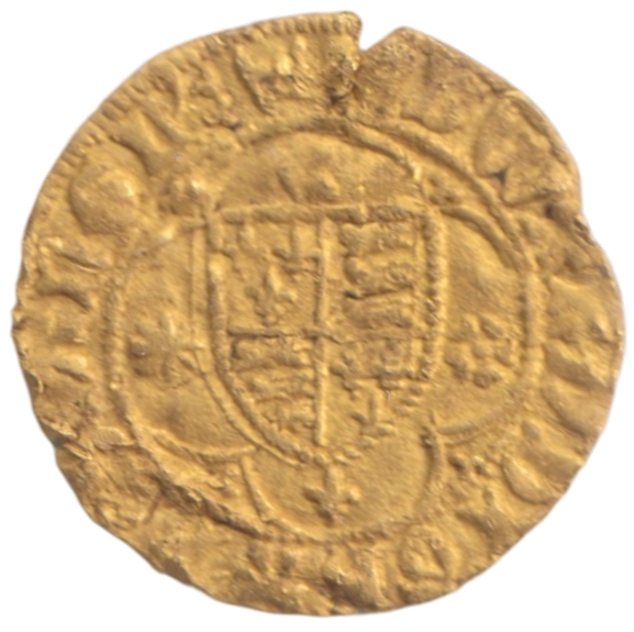 1464 EDWARD IV GOLD QUARTER RYAL