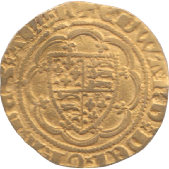 1351 EDWARD III GOLD QUARTER NOBLE
