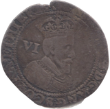 1603 JAMES I SIXPENCE