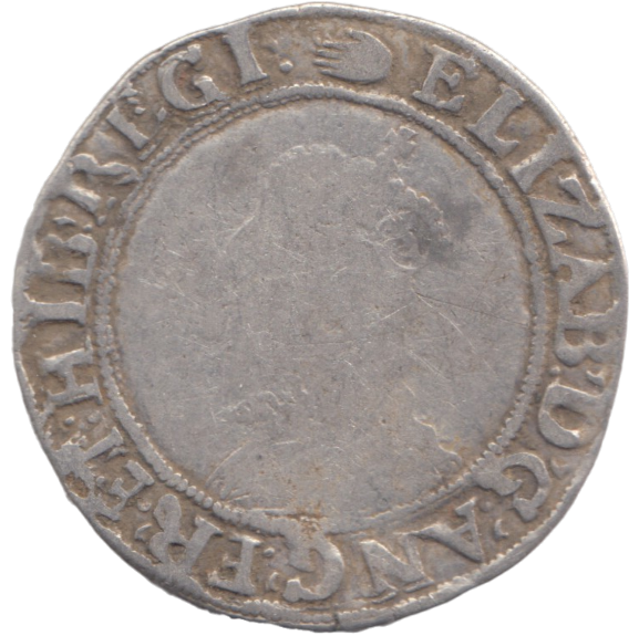 1590 ELIZABETH I 6TH ISSUE SHILLING