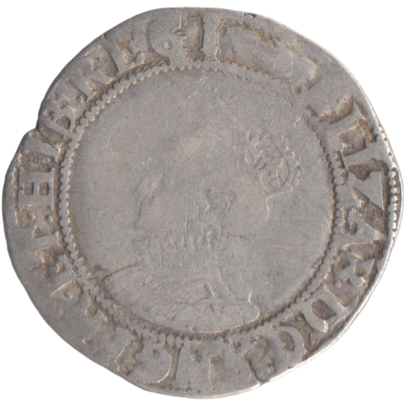 1590 ELIZABETH I 6TH ISSUE SHILLING