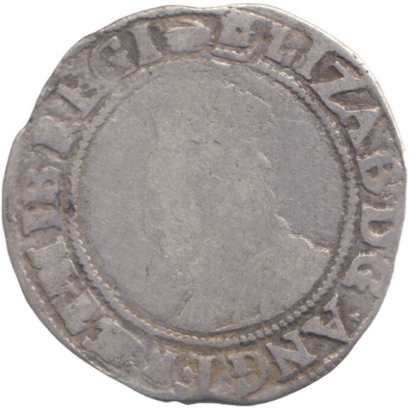 1590 ELIZABETH I 6TH ISSUE SHILLING
