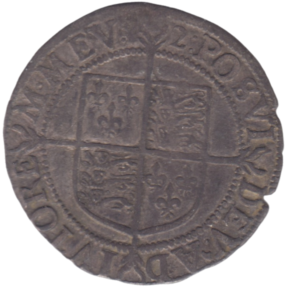 1602 ELIZABETH I 7TH ISSUE SHILLING