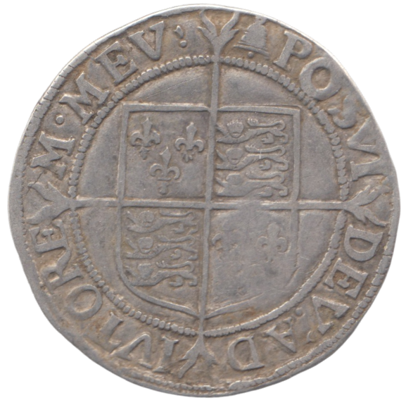 1582 ELIZABETH I 6TH ISSUE SHILLING