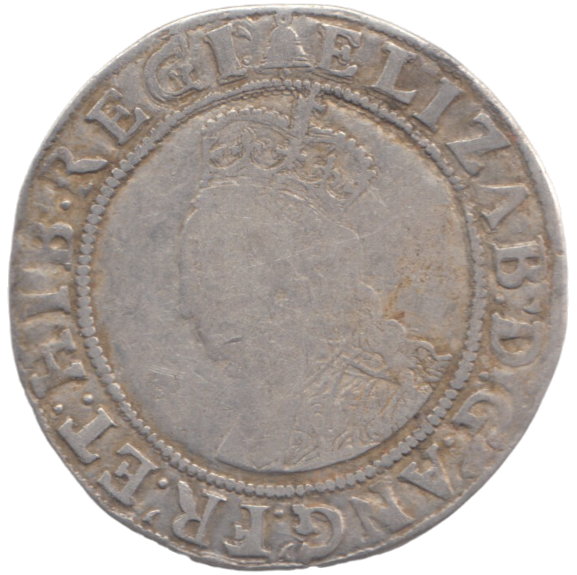 1582 ELIZABETH I 6TH ISSUE SHILLING