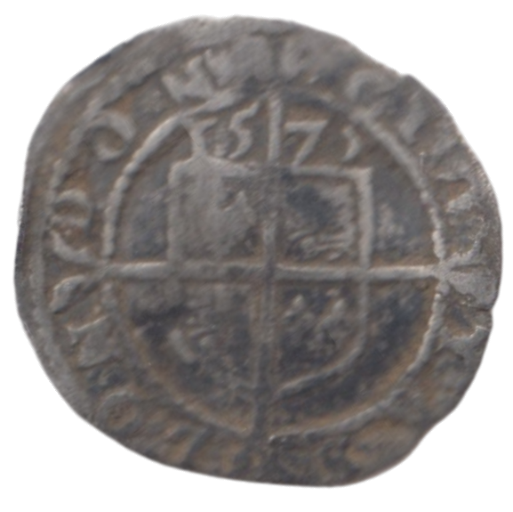 1575 ELIZABETH I THREE HALF PENCE