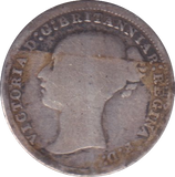 1876 THREEPENCE ( FAIR )