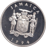 1994 SILVER PROOF TWENTY FIVE DOLLARS JAMAICA