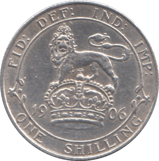 1906 SHILLING ( GVF )