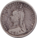 1893 THREEPENCE ( GF )