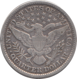 1899 USA QUARTER DOLLAR