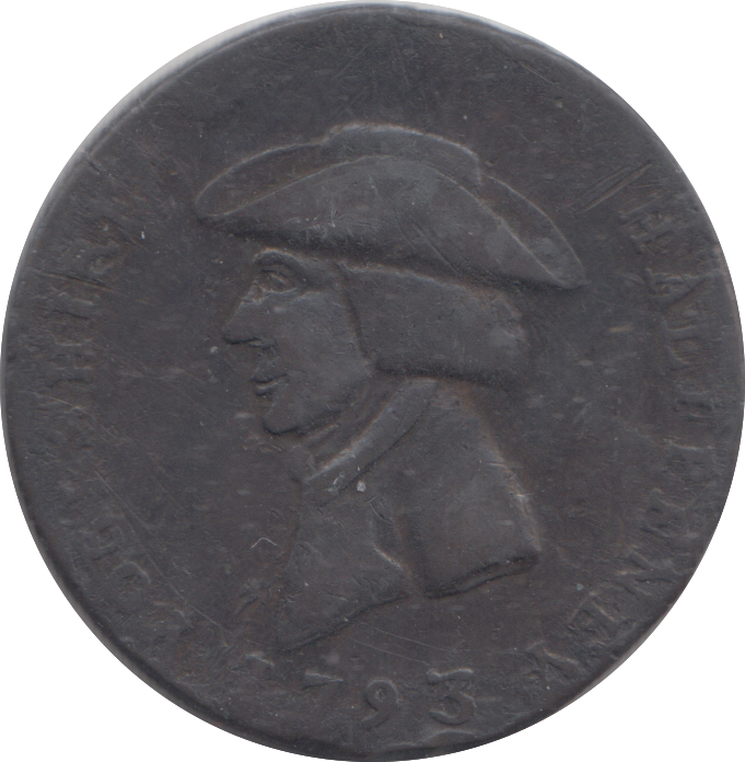 1793 SHEFFIELD HALFPENNY TOKEN