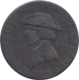 1793 SHEFFIELD HALFPENNY TOKEN