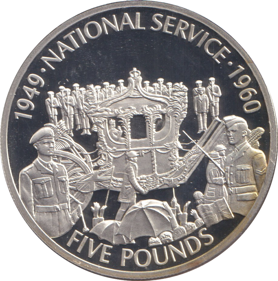 2010 SILVER PROOF FIVE POUNDS GUERNSEY
