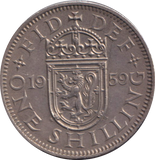 1959 SCOTTISH SHILLING ( UNC )
