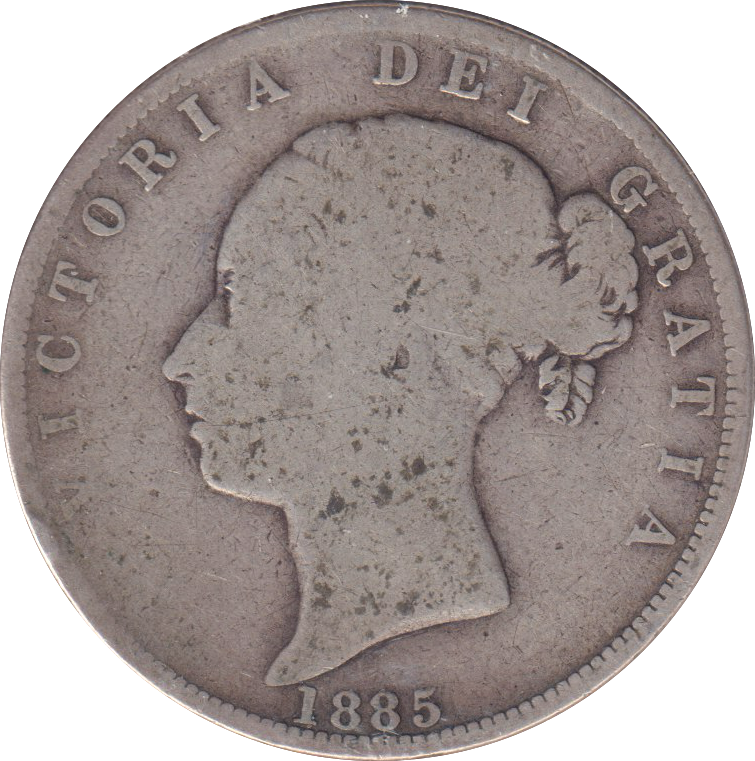 1885 HALFCROWN ( NF ) 2