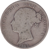 1885 HALFCROWN ( NF ) 2