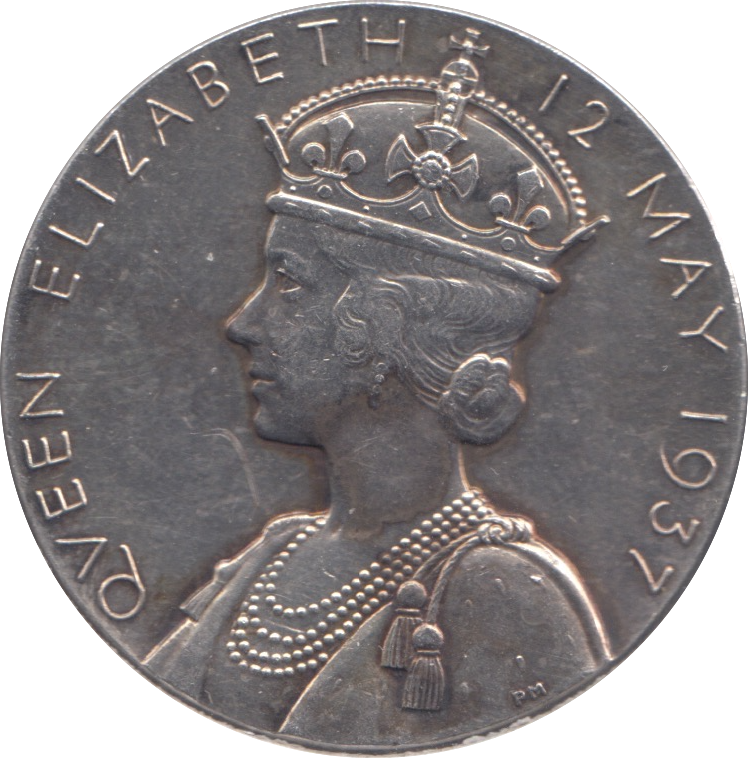 1937 SILVER COMMEMORATIVE COIN GEORGE VI CROWNED