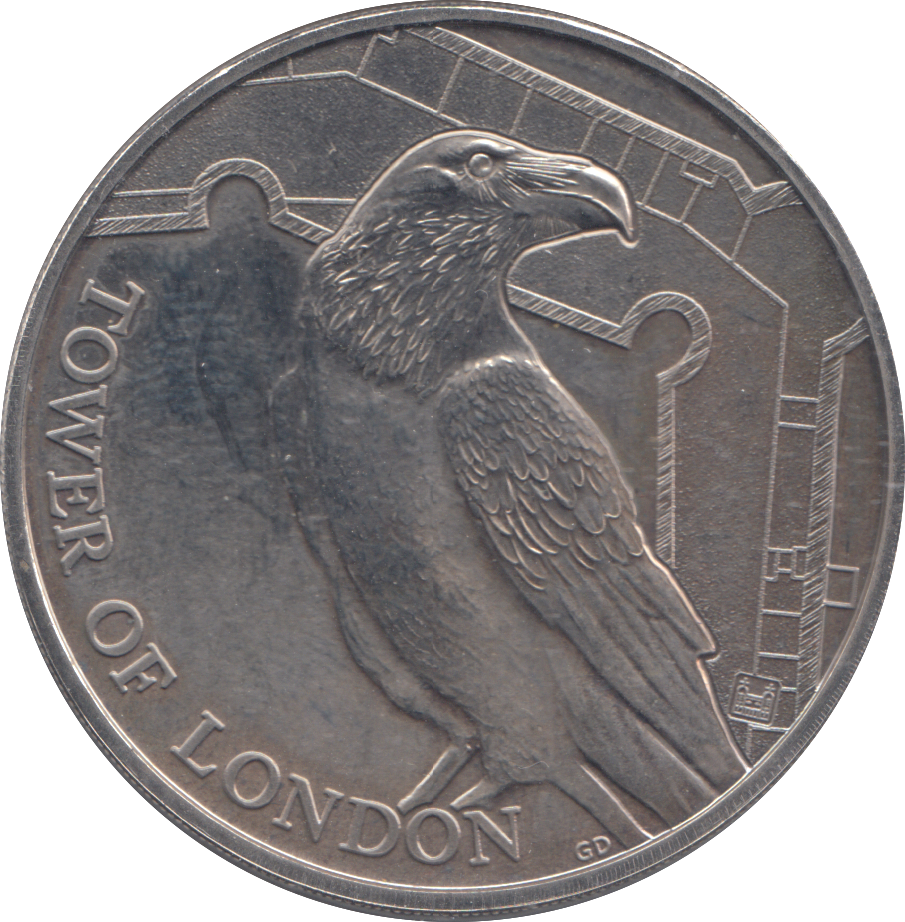 2019 FIVE POUNDS TOWER OF LONDON ( BU )