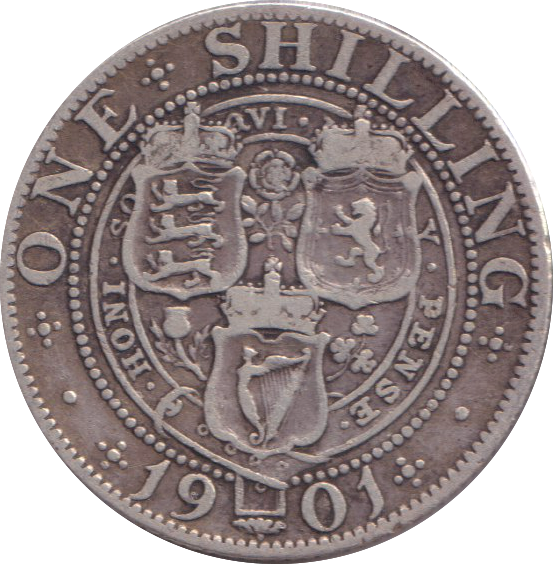 1901 SHILLING ( FINE )