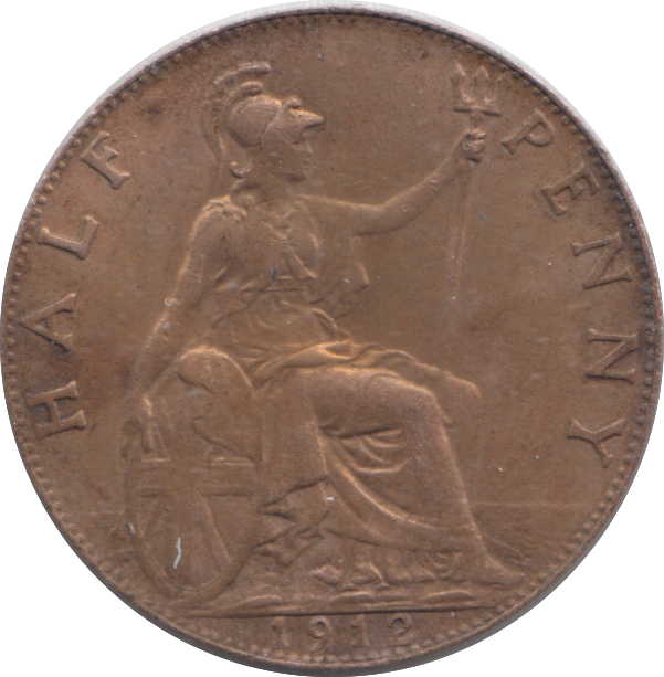 1912 HALFPENNY ( EF )