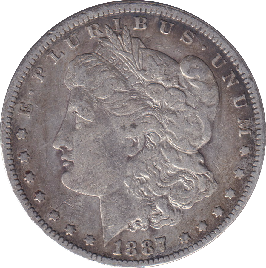 1887 SILVER MORGAN DOLLAR USA