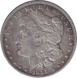 1887 SILVER MORGAN DOLLAR USA