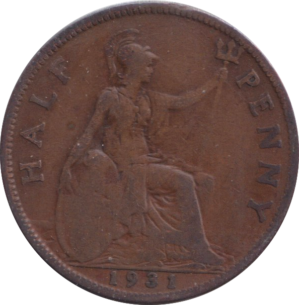 1931 HALFPENNY ( FINE )