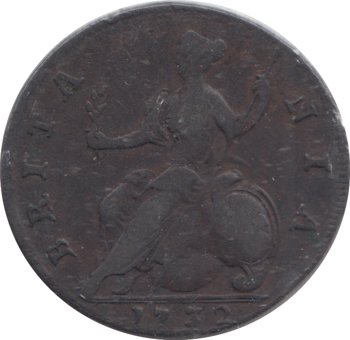 1732 HALFPENNY ( GF )