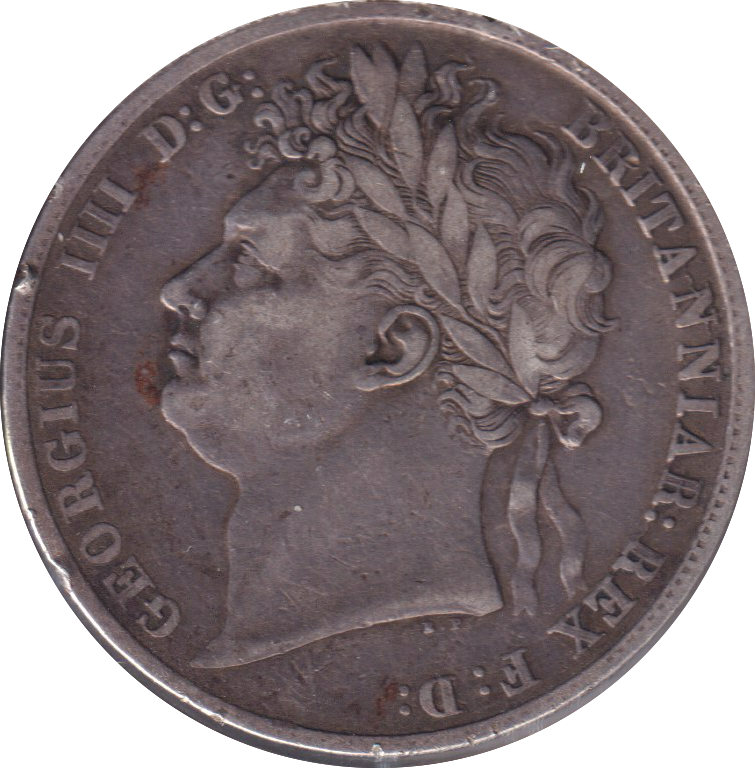 1820 HALF CROWN ( GF )