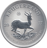 2017 SOUTH AFRICA SILVER PROOF KRUGERRAND 1oz FINE SILVER