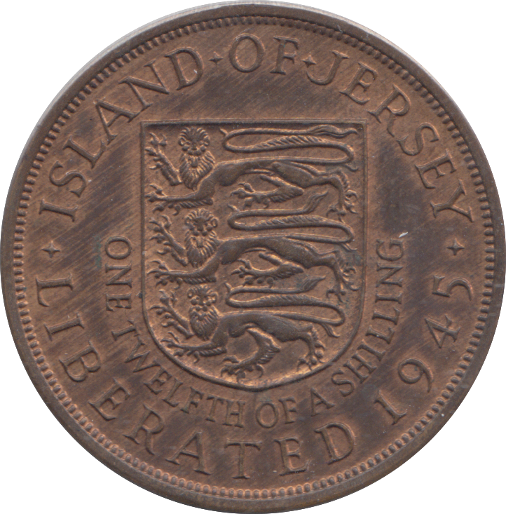 1945 JERSEY ONE TWELTH SHILLING