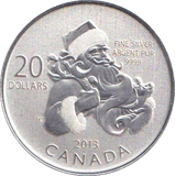 2013 FINE SILVER 20 DOLLARS CANADA