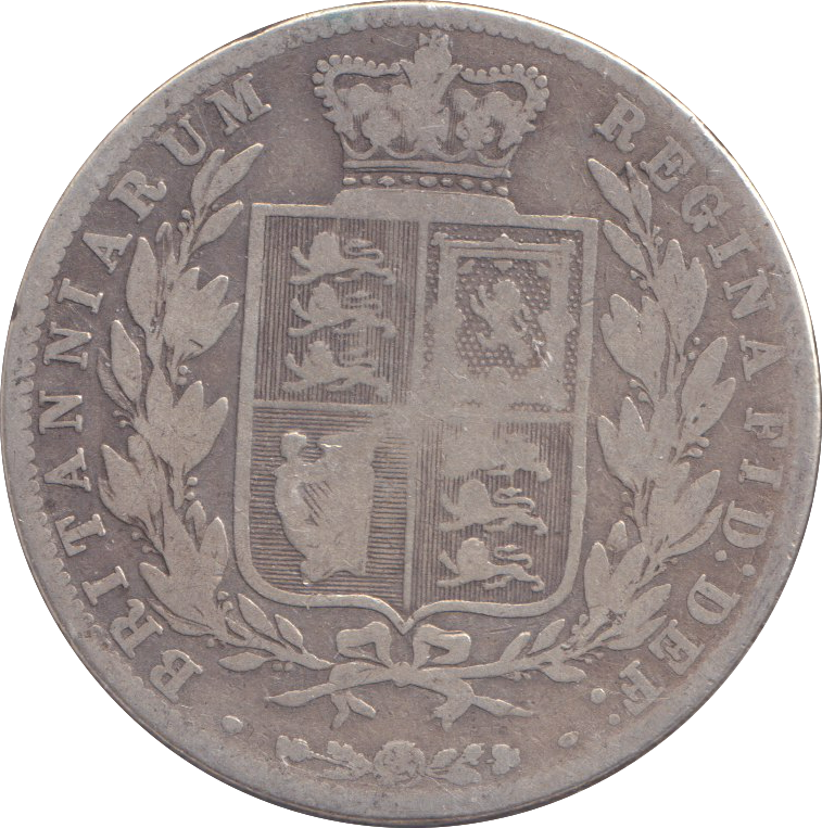 1875 HALFCROWN ( FINE )